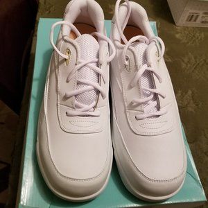 Apex Men's Leather Lace Up Sneakers Size 11W NWT